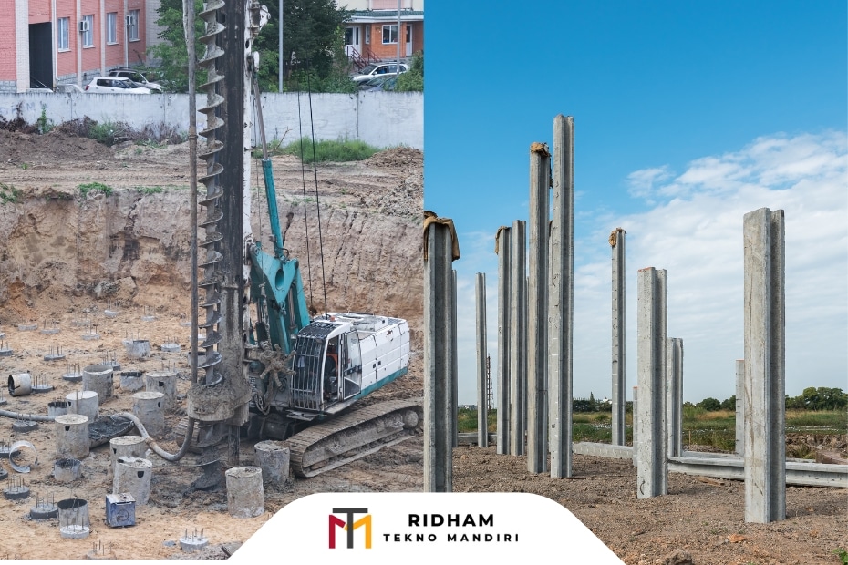 perbedaan pondasi tiang pancang dan bore pile