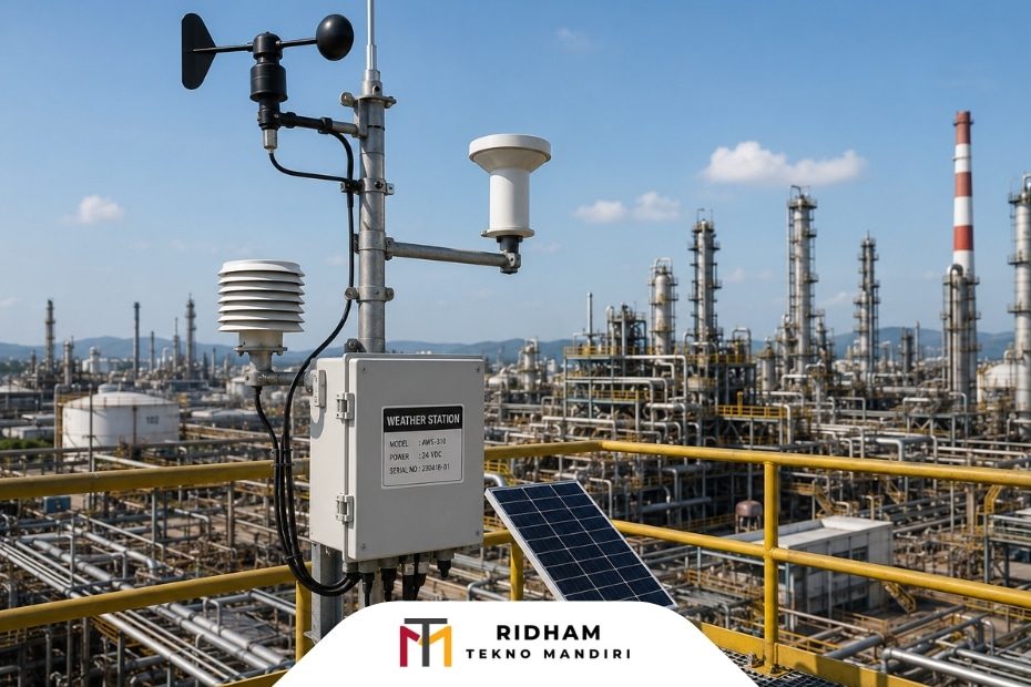 Weather Station untuk Monitoring Cuaca di Kilang Minyak dan Gas