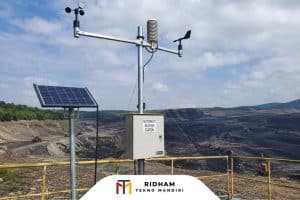 weather station untuk tambang batu bara