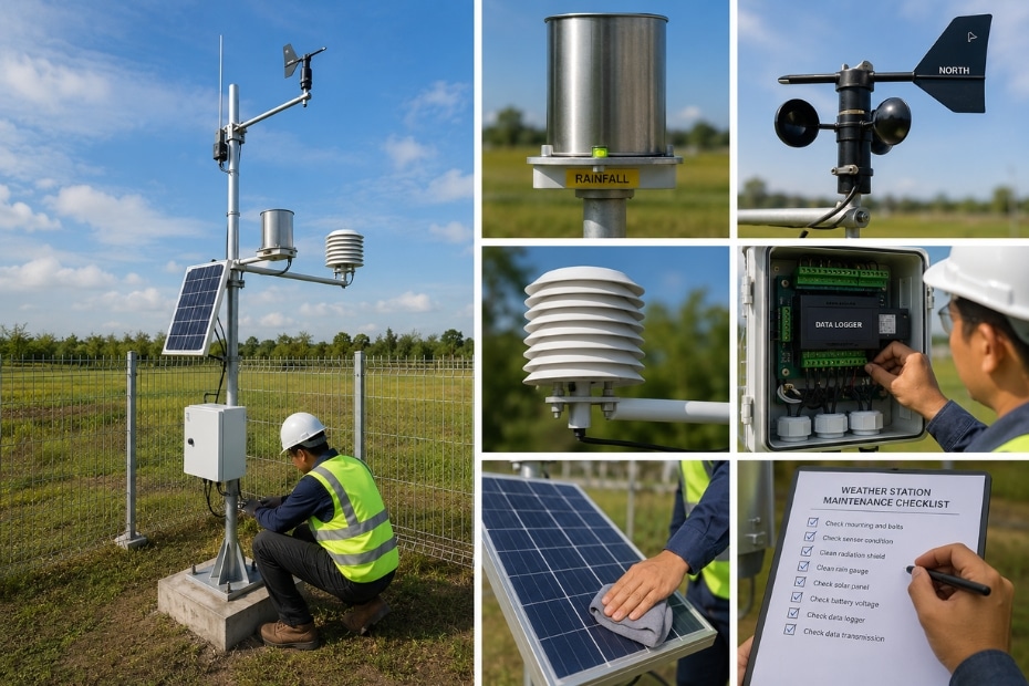 Pemasangan Weather Station yang Benar Supaya Datanya Akurat