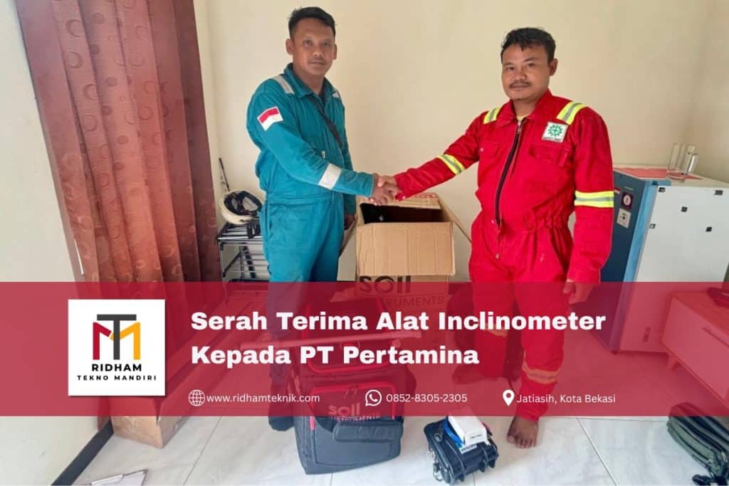 serah terima alat inclinometer