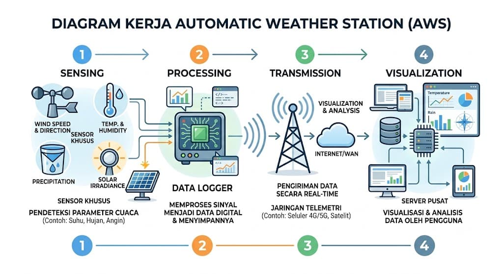cara kerja sensor cuaca otomatis