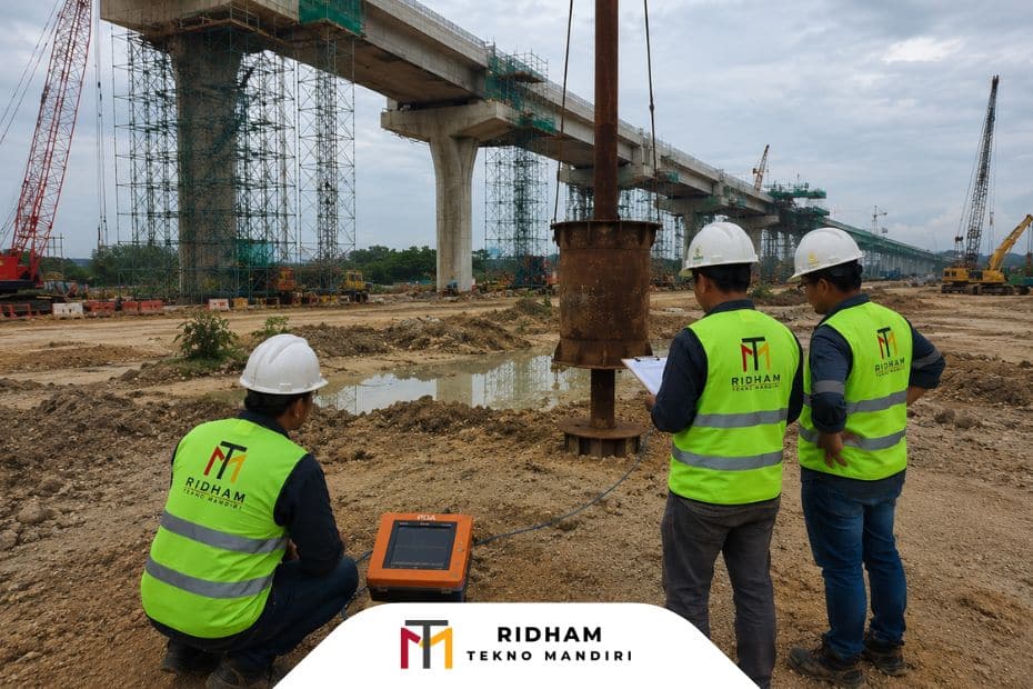 uji pda pondasi jembatan