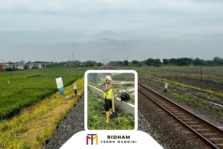 Inclinometer untuk Monitoring Pergerakan Tanah di Area Rel Kereta