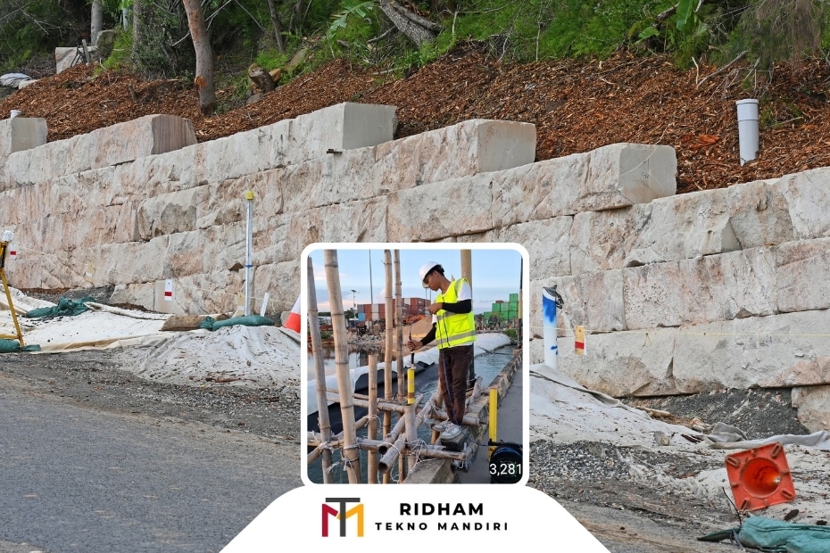 Layanan Inclinometer untuk Monitoring Retaining Wall